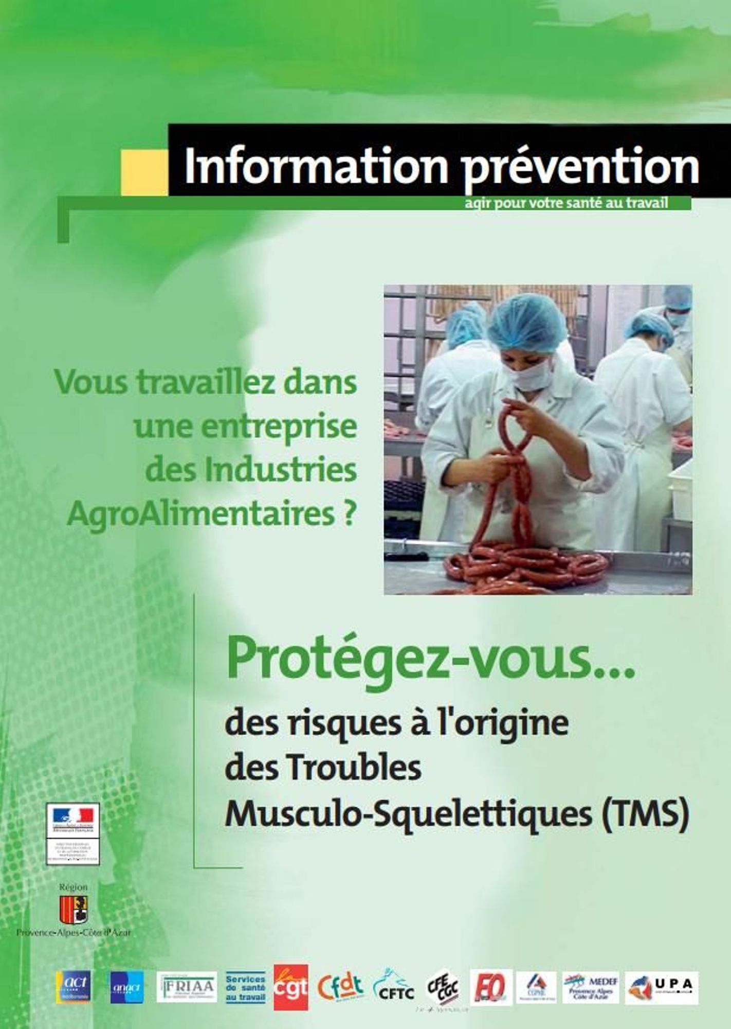 Vous travaillez dans une entreprise des Industries AgroAlimentaires ?